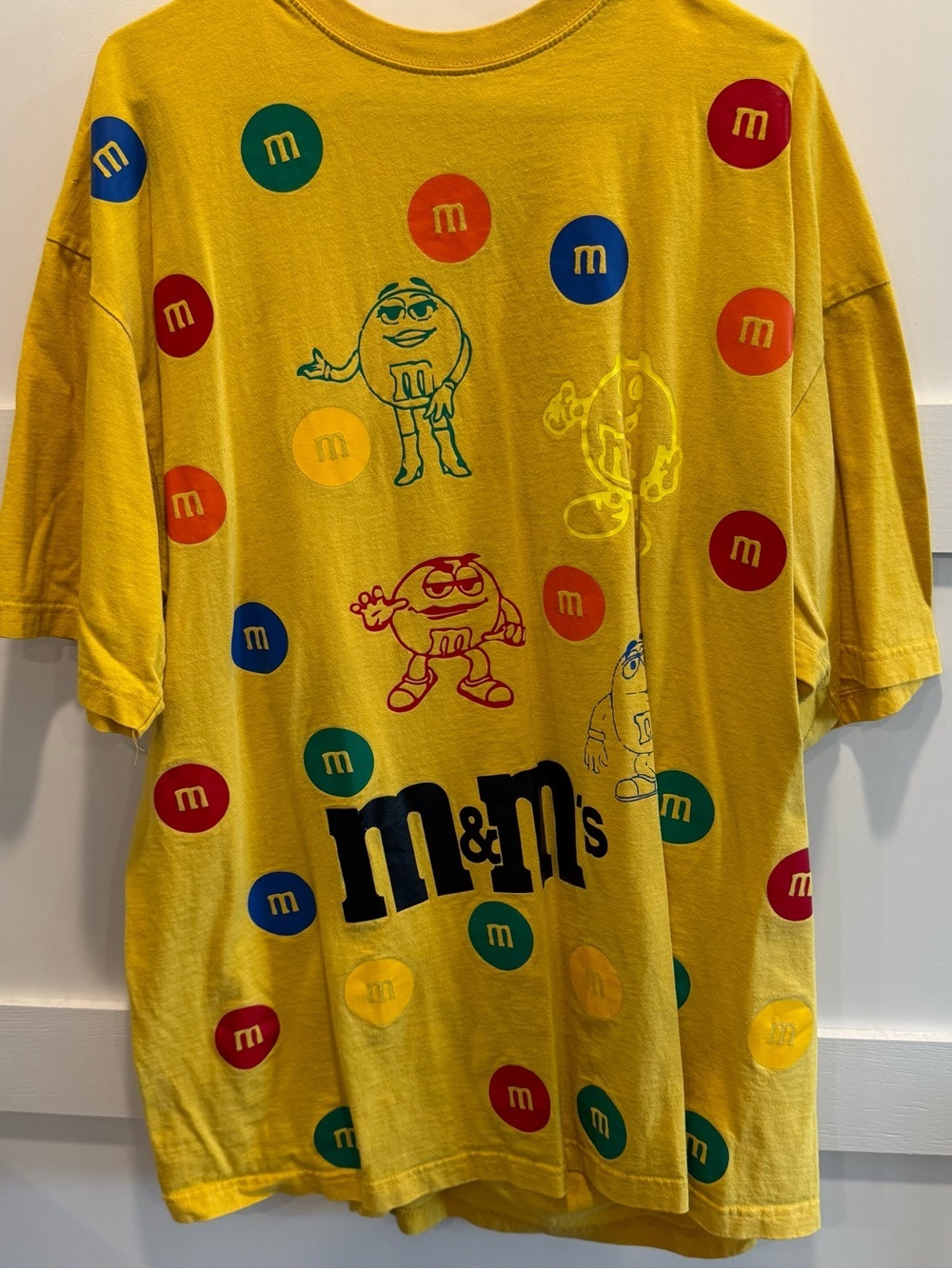 M&M'S Yellow Graphic Candy Dot Short Sleeve Tee - Picture 2 of 9